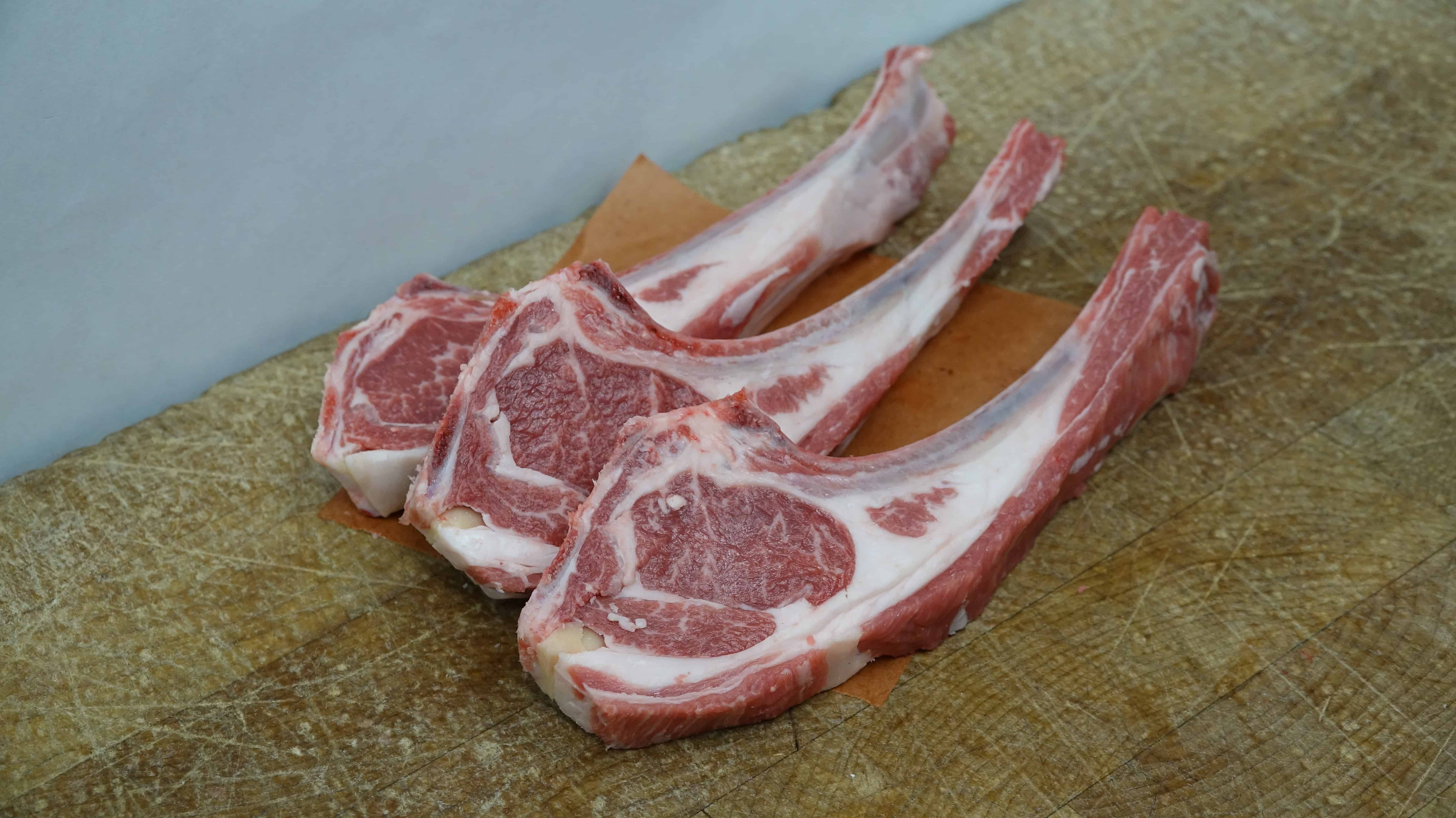 USDA Certified American Rib Lamb Chops - 4ct 4oz  Chops