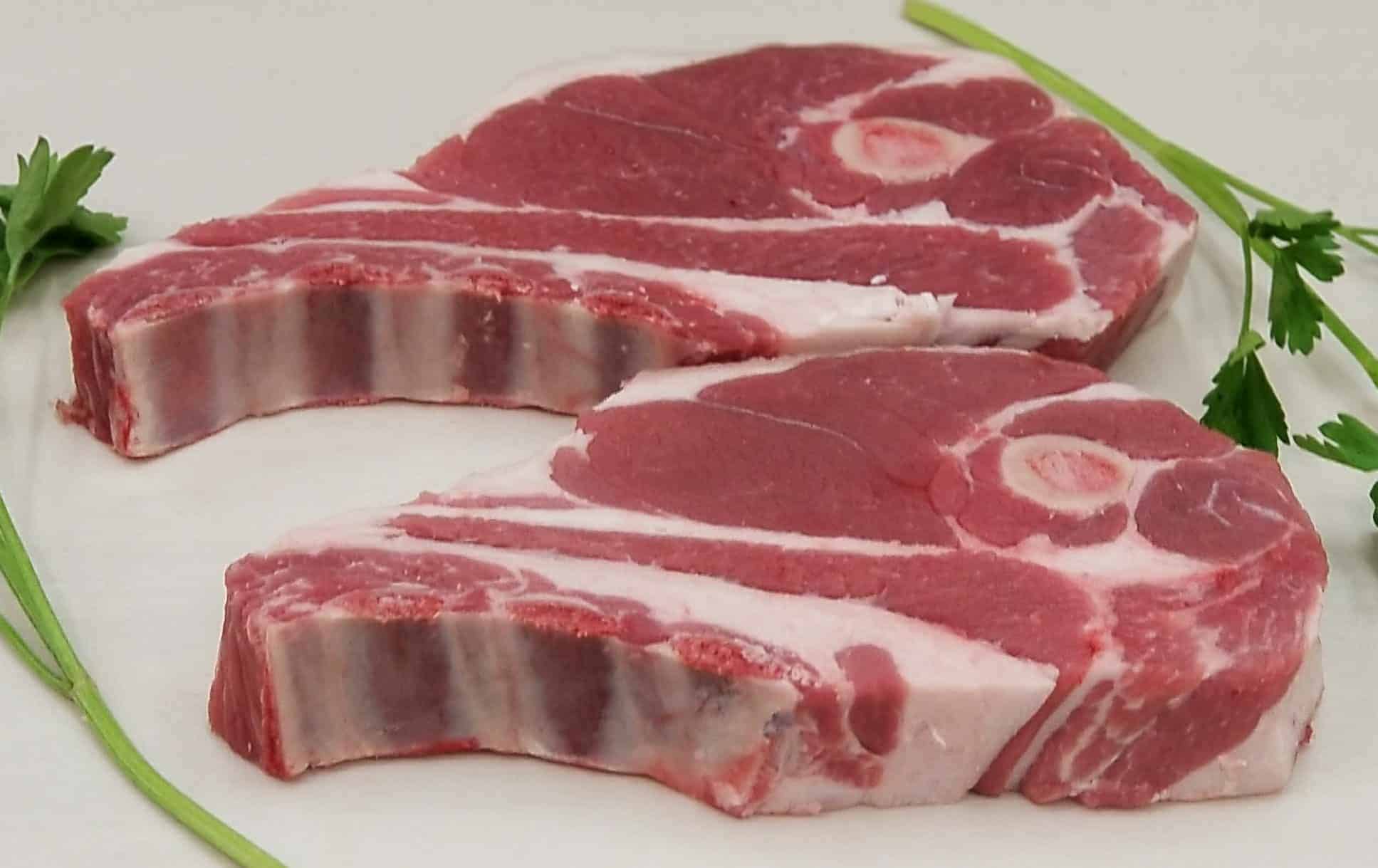 USDA Certified American Shoulder Lamb  Chops - 2ct 8oz  Chops