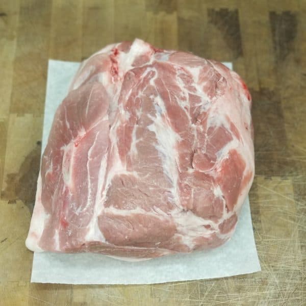 raw boston butt pork