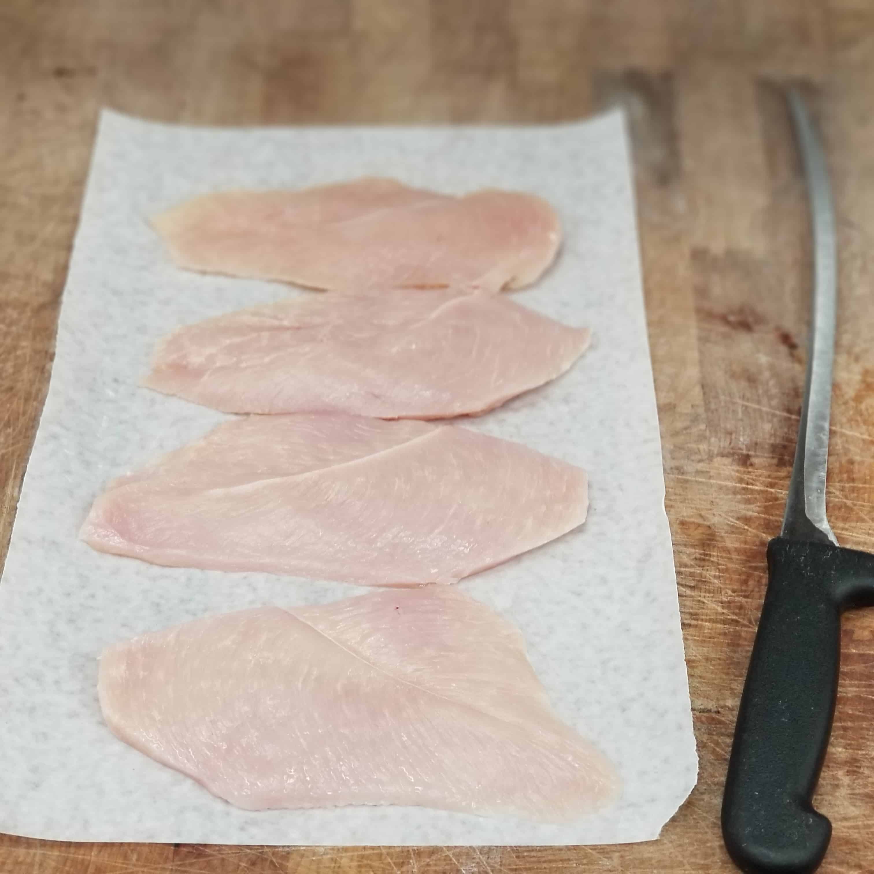 Chicken Cutlets - Sliced Thin