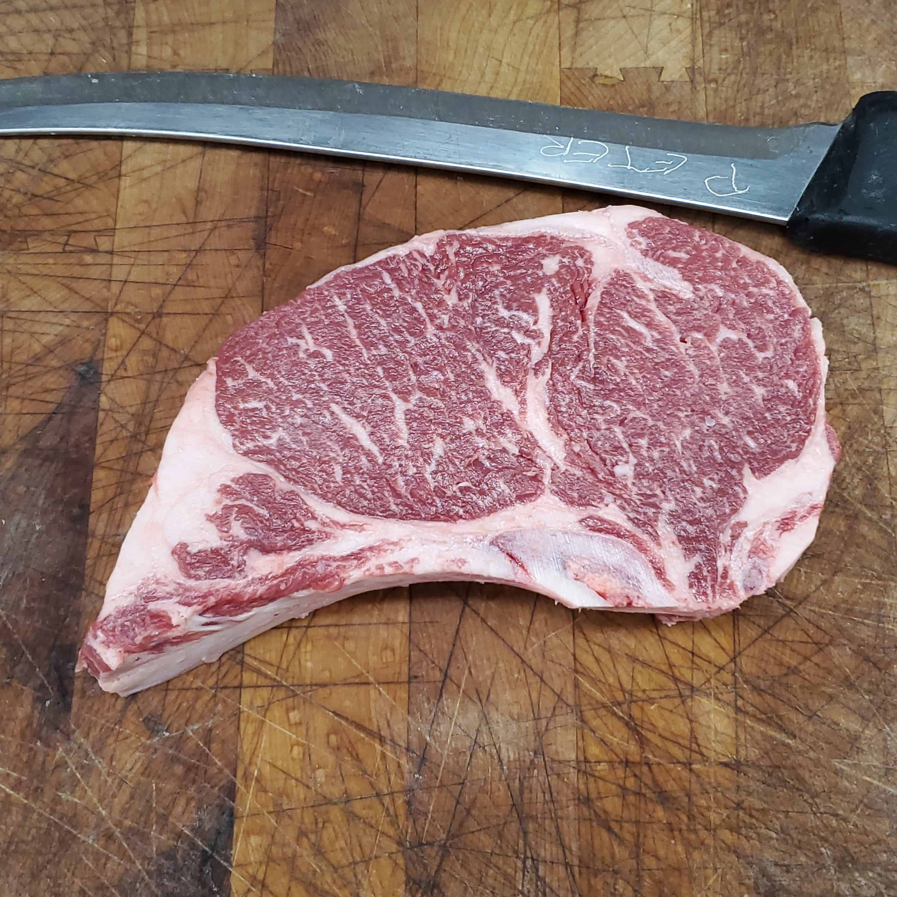 USDA Prime Dry Aged Rib Steak  - Bone In - 16oz