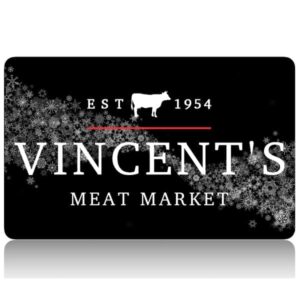 vincent's meat market snowflake giftcard